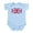 Sky Blue, variant on CafePress - Vintage Union Jack Infant Bodysuit - Baby Light Bodysuit, Size Newborn - 24 Months