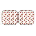 thumbnail image 7 of Xecao Hand Drawn Watermelon for Foldable Car Sun Shades (2-Pack) offer sun protection with an easy-fold design for convenient windshield shading., 7 of 7