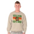 thumbnail image 5 of Woodsy Owl Keep it Clean and Green Sweatshirt for Men or Women Brisco Brands X, 5 of 6