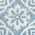 thumbnail image 3 of Nicole Miller New York Patio Country Danica Transitional Geometric Indoor/Outdoor Area Rug, Blue/Grey, 1'9"x2'11", 3 of 9