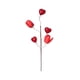 thumbnail image 2 of Ramo de ramitas artificiales para San Valentín | Ramo de bayas de plástico rojo y rosa con forma de corazón de 35 cm | Jarrón de escritorio reutilizable y duradero | Adorno para bodas, fiestas,, 2 of 6