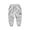 Flower Gray, variant on LYMAYTER Baby Boys Cotton Jogger Pants Solid Color Elastic Waist Sweatpants Casual Sports Bottoms 1-9Y