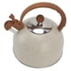 thumbnail image 5 of Tetera silbante de acero inoxidable de 2,5 l de capacidad para hervir agua en color beige, 5 of 14