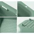 thumbnail image 2 of Cesta coladora sobre el fregadero Colador Cocina Extensible Verde, 2 of 5