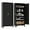 Black, variant on 61''Metal Cabinet with 3 Adjustable Shelves,4-Tier Pantry Storage Cabinet,Kitchen Pantry Cabinets for Living Room,Dining Room, Blue