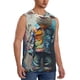 thumbnail image 2 of Balery Whimsical Goat Artist Camisetas sin mangas para hombre, absorbe la humedad y protege contra el mal olor.-Medium, 2 of 7
