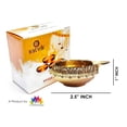 thumbnail image 2 of Juego de lámparas de aceite SATVIK de latón hechas a mano, pequeñas, Diya, 10 unidades, 2 of 8