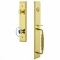 thumbnail image 3 of Grandeur Carfgrpro_Eset_234 Carre Solid Brass Rose Keyed Entry Single Cylinder Full Plate, 3 of 5