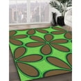 thumbnail image 2 of Ahgly Company Indoor Rectangle Patterned Green Apple Green Area Rugs, 3' x 5', 2 of 6