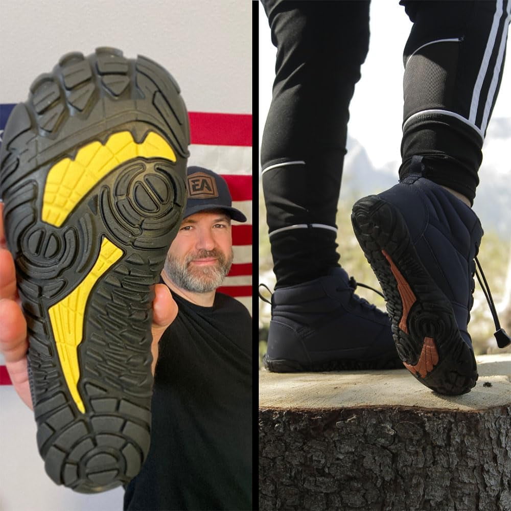 Barefoot Shoes for Men and Women,  Waterproof Trail Shoes for Healthy Non-Slip Hiking Outdoor Shoes