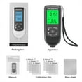 ckepdyeh Digital Backlight LCD Film Thickness Meter Car Paint Thickness