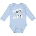 thumbnail image 3 of Inktastic Birthday Shark Boys or Girls Long Sleeve Baby Bodysuit, 3 of 5