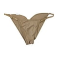 thumbnail image 2 of Unilution KL8015-M-Beige Ruched Back Panty Booty Booster, Beige - Medium, 2 of 3