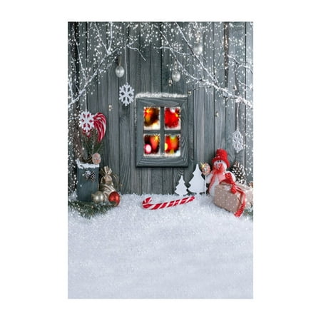Image of Miayilima Shooting Props Christmas Backdrops Snowman 3X5Ft Lantern Background Photography Studio Atmosphere Decoration Backdrop C