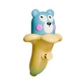 thumbnail image 1 of Distributeur d'Eau pour Enfants en Forme de Banane Mini Arroseur Adapté pour Piscines Extérieures Plages Arrière-Cour Installations de Jeu d'Eau Jouets d'Été Compacts, 1 of 5