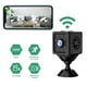 thumbnail image 1 of Cámara de seguridad inteligente compacta para interiores, con conexión a internet, video HD de 1080p, visión nocturna, detección de movimiento, audio bidireccional y cámaras HD., 1 of 9