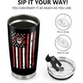thumbnail image 4 of Mug Tumbler Gifts for Fire Firefighter - Fireman Birthday Christmas Fathers Day Halloween Presents for Men Boy Dad Father Husband Son Grandpa Friends Adults Gift Coffee Mug Drinking Cup, 4 of 6