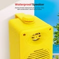 thumbnail image 6 of Pyle 200 Watt Bluetooth Indoor Outdoor Speakers Pair - Dual Waterproof 3.5 2-Way Full Range Speaker System w/ 1/2 High Compliance Polymer Tweeter  Home, Boat, Marine, Deck, Patio, Poolside Yellow, 6 of 8