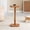 Mid Tone Honey, variant on MH London Destiny Solid Mango Wood Drink Table, Small Pedestal Accent Table, 12 x 12 x 22 in, Mid Tone Honey