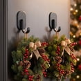 thumbnail image 6 of Magnetic Wreath Hanger, 2 Pack Heavy Duty Magnets with Hook for Cruise | Refrigerator, Christmas Decoration Magnetic Hooks for Metal Front Door, Cruise Hook Hanger for Hanging Cabins Grill Coat, 6 of 6