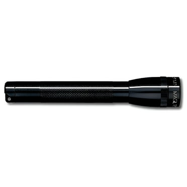 Mini Maglite® AA Flashlight, 2 AA, 14 Lumens, Black, Combo Pack