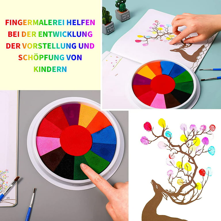 Fridja Funny Finger Painting Kit Finger Drawing Toys Kid Finger Paint  Educational(10ml) 