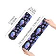 thumbnail image 4 of Fuzoiu flower Skull crystal Print Adult Socks, Crew Moisture-wicking Socks, Unisex Cushion Crew Socks,Casual Sports Ankle Socks, 4 of 7