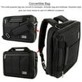 thumbnail image 2 of 3 In 1 Convertible Laptop and Tablet Briefcase Messenger Shoulder Bag Backpack 11.6 Inch Chromebook Bag for Men Women Work Business Travel School, 2 of 6
