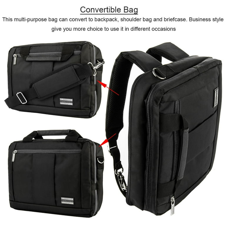 Laptop Messenger Bag 11.6 12 13 inch Waterproof Shoulder Bag Travel Briefcase School Bag for Men, Size: 11.6 - 13 inch