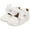White, variant on Odeerbi 2025 Babies First Walkers Baby Girl Flat Shoelace Bowknot Non-slip Toddler Princess Dress Toddler Shoes