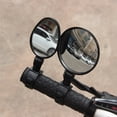thumbnail image 2 of EeaseCA Universal Adjustable Handlebar Rearview Mirror 360 Degrees Bike MTB Motorcycle Cycling Handlebar Plug Flexible Rear Sight Mirror (Small Circle), 2 of 8