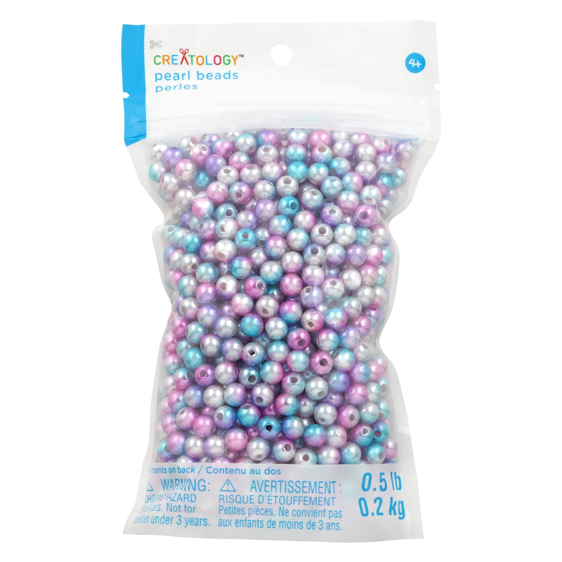 12 Pack: 1/2lb. Mermaid Pearl Beads by Creatology