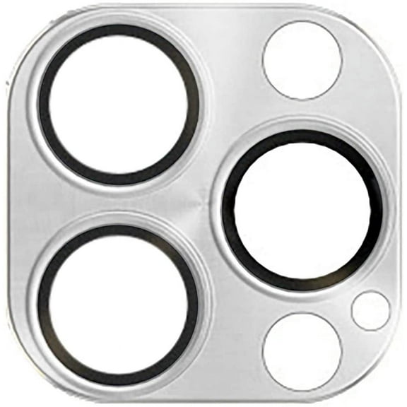 Aluminum Camera Lens Protector Compatible with iPhones 13 Pro Max and iPhones 13 Pro, 10mm Ultra Thin & HDs Rear Camera Lens Cover Silver for iPhone 13 Pro Max