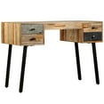 thumbnail image 1 of vidaXL Writing Desk Solid Reclaimed Teak 110x50x76 cm, 1 of 5