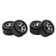 thumbnail image 2 of 4 Uds 1,9 pulgadas RC Metal Beadlock 8 cubos de llanta de rueda de agujero redondo para Axial SCX10 90046 RC 1/10 CarTitanium Color, 2 of 8