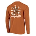 thumbnail image 3 of Men's Texas Orange Texas Longhorns Comfort Colors Mascot Overlay Long Sleeve T-Shirt, 3 of 3