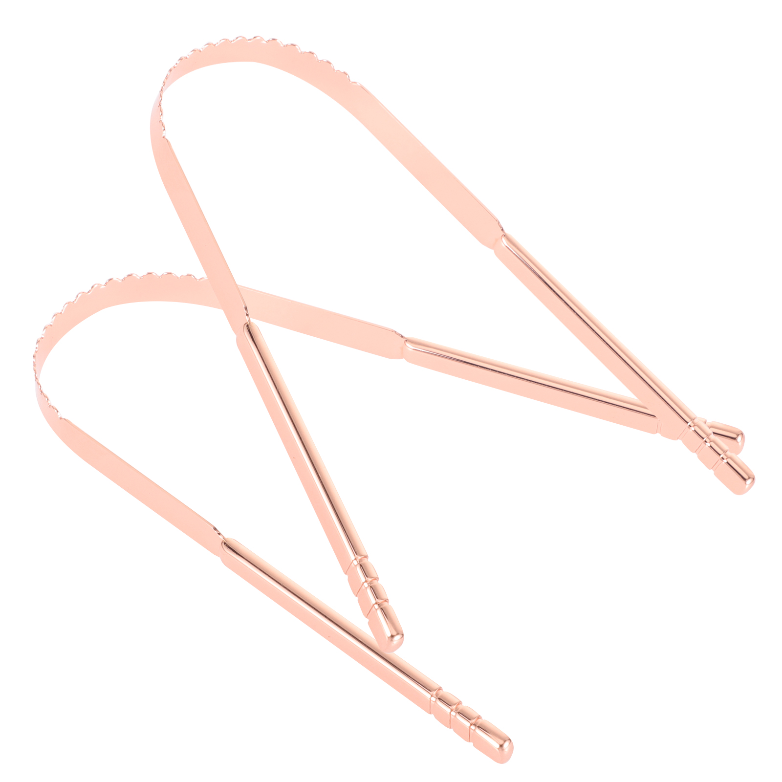 Rosarivae 2Pcs Adjustable Tongue Scraper Ushaped Tongue Scraper Dental