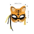 thumbnail image 5 of Raindrops Tiger Mask 1Pack Glowing Half Face For Unisex  And Masquerade Events, 5 of 8