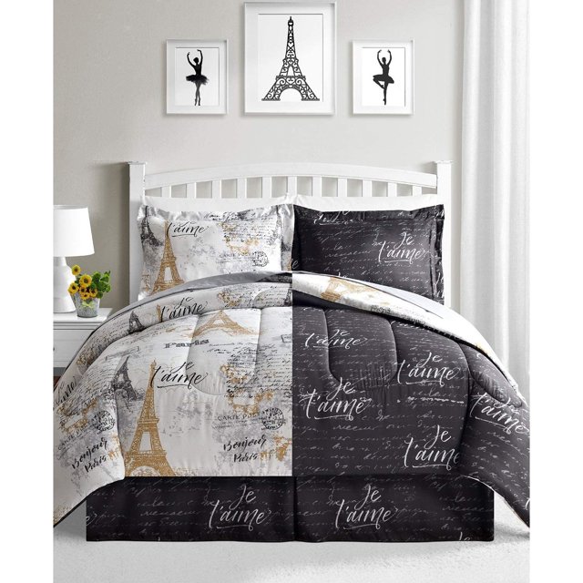 Fairfield Square Collection Paris Gold 6Pc Twin Size Reversible