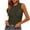 Army Green~, variant on Jjayotai No Boundaries Tank Tops, High Neck Tank Tops for Women, Summer Sleeveless Slim Fitted Blouse, Side Ruched Basic Tees Shirts, Workout Tank Tops Woman Red~ XXL