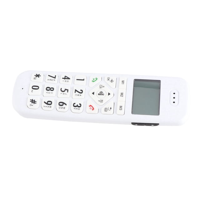 Teléfono Inalámbrico, Batería De Larga Duración, Botón Grande, Identificador De Llamadas, Altavoz Dúplex Completo, Para Uso En El Hogar Y La Oficina Con Pantalla