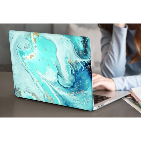 KSK KAISHEK Hard Case Shell Cover Compatible 2012 - 2015 Rel. Old MacBook Pro 15 inchs with Retina Display No Touch No CD-ROM / USB-C Model: A1398 Marble 98_2
