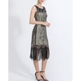 thumbnail image 2 of O Neck Sleeveless Flapper 20'S Dress 1920S Deco Sequin Fringe Ladies, 2 of 3