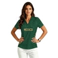 thumbnail image 6 of 2026 New Mexico Soccer Jersey Womens Mexico National Team Graphic Style, Mexican Jersey Soccer T-Shirt, V-Neck Short Sleeve Sport Tee for Travel and Everyday Wearing for Adult, 6 of 6