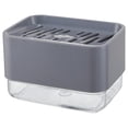 thumbnail image 1 of 2PCSSponge Holder Soap Press Pump Box Home Kitchen Dishwashing Wash Brush Kitchen Cleaning Tool 5 Sponge Soap Dispenser Case Container, 1 of 9