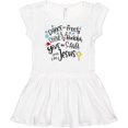 thumbnail image 3 of Inktastic Dance Like Frosty, Shine Like Rudolph, Give Like Santa Girls Baby Dress, 3 of 5