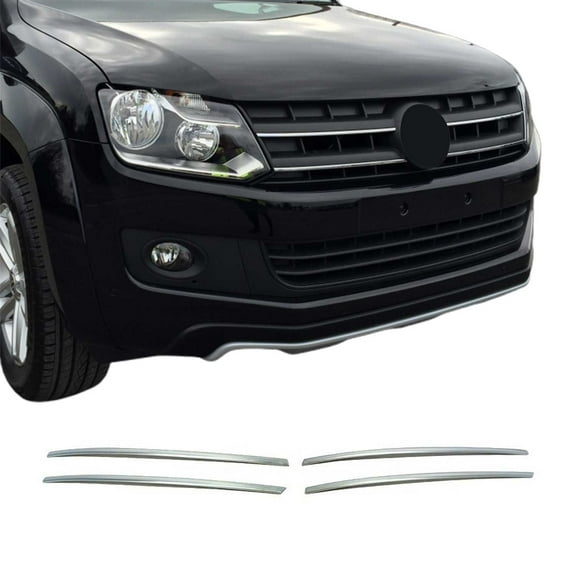 OMAC Front Bumper Grill Trim Molding for VW Amarok 2010-2016 Stainless Steel 4 Pcs