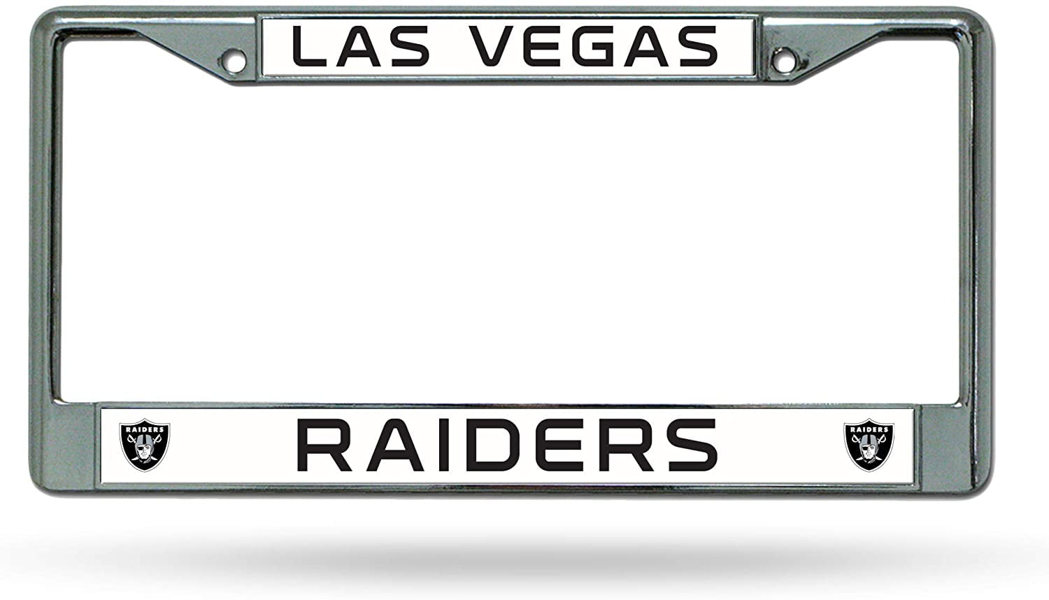 Las Vegas Raiders Metal License Plate Frame EZView Carbon Fiber Design Tag Cover 