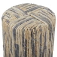 thumbnail image 5 of DecMode 15" x 18" Multi Colored Banana Leaf Woven Accent Table, 1-Piece, 5 of 7