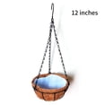 thumbnail image 1 of Cesta Colgante De Metal, Maceta Con Revestimiento De Fibra De Coco Para Balcón Interior, Jardín Kearding HA025959-03, 1 of 6